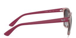 Ray-Ban Junior Kids Square Sunglasses in Transparent Pink – Product Photo 3