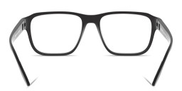 Prada Linea Rossa Rectangle Eyeglasses in Rubber Black – Product Photo 4