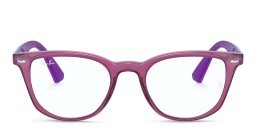 Ray-Ban Junior Kids Square Eyeglasses in Purple – Product Photo 2