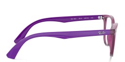 Ray-Ban Junior Kids Square Eyeglasses in Purple – Product Photo 3