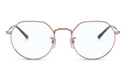 Shop Ray-Ban Jack Unisex Irregular Eyeglasses in Copper online.