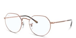Ray-Ban Unisex Irregular Eyeglasses in Copper – Product Photo 3