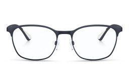 Emporio Armani Oval Eyeglasses in Blue – Product Photo 2