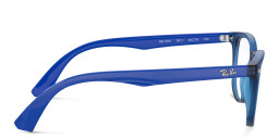 Ray-Ban Junior Kids Square Eyeglasses in Blue – Product Photo 3