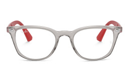Ray-Ban Junior Kids Square Eyeglasses in Grey – Product Photo 1