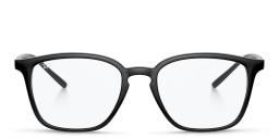 Ray-Ban Logo Signature Unisex Square Eyeglasses in Black – Product Photo 1