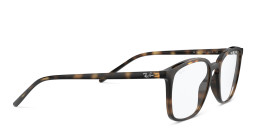 Ray-Ban Unisex Square Eyeglasses in Havana – Product Photo 4