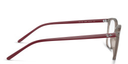 Ray-Ban Unisex Square Eyeglasses in Grey – Product Photo 3
