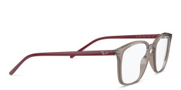 Ray-Ban Unisex Square Eyeglasses in Grey – Product Photo 4