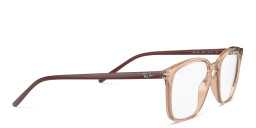 Ray-Ban Logo Signature Unisex Square Eyeglasses in Beige – Product Photo 4