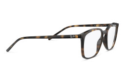 Ray-Ban Unisex Square Eyeglasses in Havana – Product Photo 4