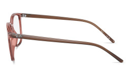 Ray-Ban Optics Unisex Square Eyeglasses in Transparent light brown – Product Photo 3