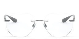 Shop Ray-Ban Unisex Irregular Eyeglasses in Gunmetal online.