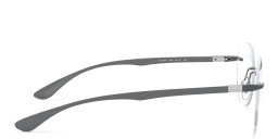 Shop Ray-Ban Unisex Irregular Eyeglasses in Gunmetal online.