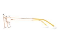 Belvie Rectangle Eyeglasses in White – Product Photo 3