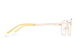 Belvie Rectangle Eyeglasses in White – Product Photo 4