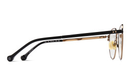 Belvie Unisex Round Eyeglasses in Black – Product Photo 4