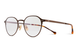 Belvie Unisex Round Eyeglasses in Brown – Product Photo 2