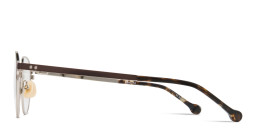 Belvie Unisex Round Eyeglasses in Dark Brown – Product Photo 3