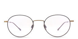 Belvie Unisex Round Eyeglasses in Black – Product Photo 1