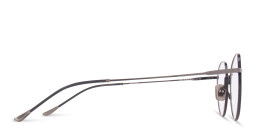 Belvie Unisex Round Eyeglasses in Silver – Product Photo 4