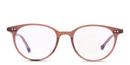 Belvie Unisex Round Eyeglasses in Brown – Product Photo 1