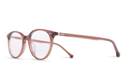 Belvie Unisex Round Eyeglasses in Brown – Product Photo 2