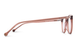 Belvie Unisex Round Eyeglasses in Brown – Product Photo 4