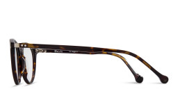 Belvie Unisex Round Eyeglasses in Havana – Product Photo 3