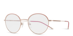 Belvie Round Eyeglasses in Nude – Product Photo 2