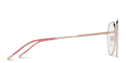 Belvie Round Eyeglasses in Nude – Product Photo 4