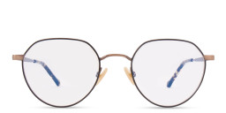 Belvie Unisex Round Eyeglasses in Black – Product Photo 1