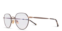 Belvie Unisex Round Eyeglasses in Black – Product Photo 2