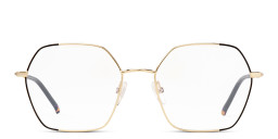 Belvie Oversized Irregular Eyeglasses in Black – Product Photo 1