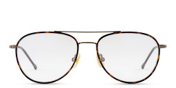Belvie Aviator Eyeglasses in Gold – Product Photo 1