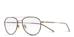Belvie Aviator Eyeglasses in Gold – Product Photo 2