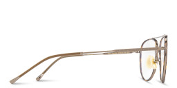 Belvie Aviator Eyeglasses in Gold – Product Photo 4