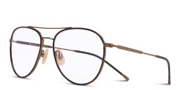 Belvie Aviator Eyeglasses in Brown – Product Photo 2