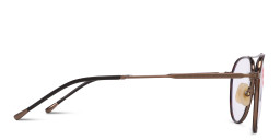 Belvie Aviator Eyeglasses in Brown – Product Photo 4