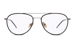 Belvie Aviator Eyeglasses in Black – Product Photo 1