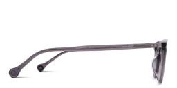 Belvie Unisex Square Eyeglasses in Grey – Product Photo 4