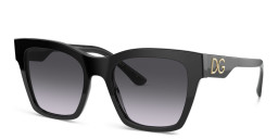 Shop Dolce & Gabbana Square Sunglasses in Black online.