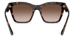 Shop Dolce & Gabbana DG Motif Square Sunglasses in Havana online.