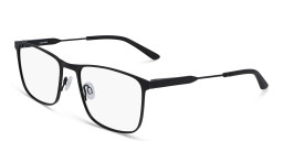 Shop Calvin Klein Wide Rectangle Eyeglasses in Black online.