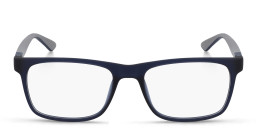 Calvin Klein Rectangle Eyeglasses in Blue – Product Photo 1