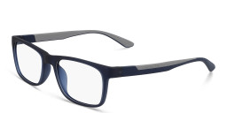 Calvin Klein Rectangle Eyeglasses in Blue – Product Photo 2