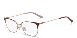 Calvin Klein Rectangle Eyeglasses in Red – Product Photo 2