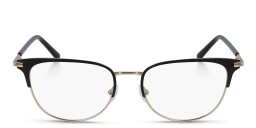 Calvin Klein Rectangle Eyeglasses in Black Gold – Product Photo 1