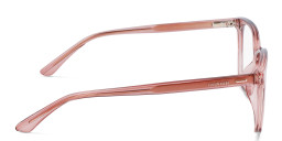 Calvin Klein Square Eyeglasses in Pink – Product Photo 3