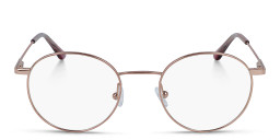 Calvin Klein Unisex Round Eyeglasses in Rose Gold – Product Photo 1